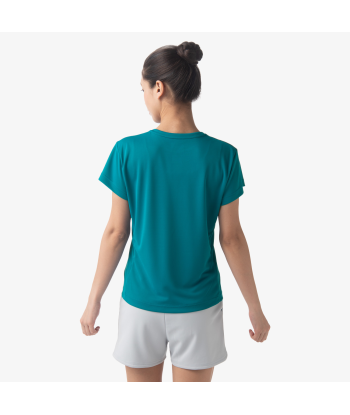 Yonex Women's Crew Neck Tournament Shirts 20738 (Teal Blue) en ligne des produits 