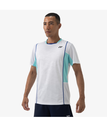 Yonex Men's Crew Neck Shirt 10603 (White) en ligne des produits 